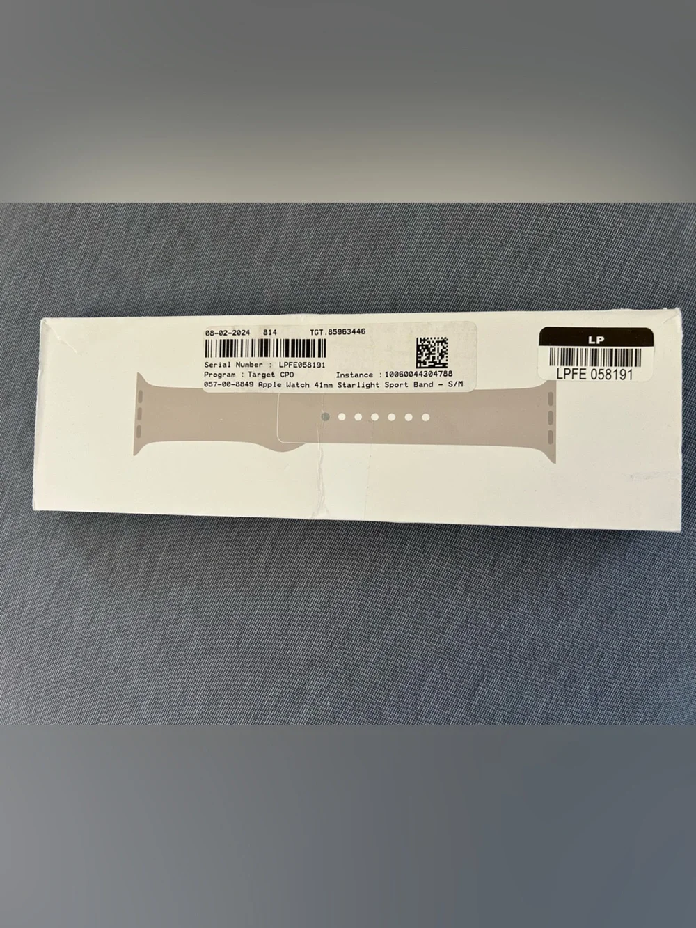 New! Apple Watch Silicone Sport Watch Band - Taupe/Beige 41mm S/M